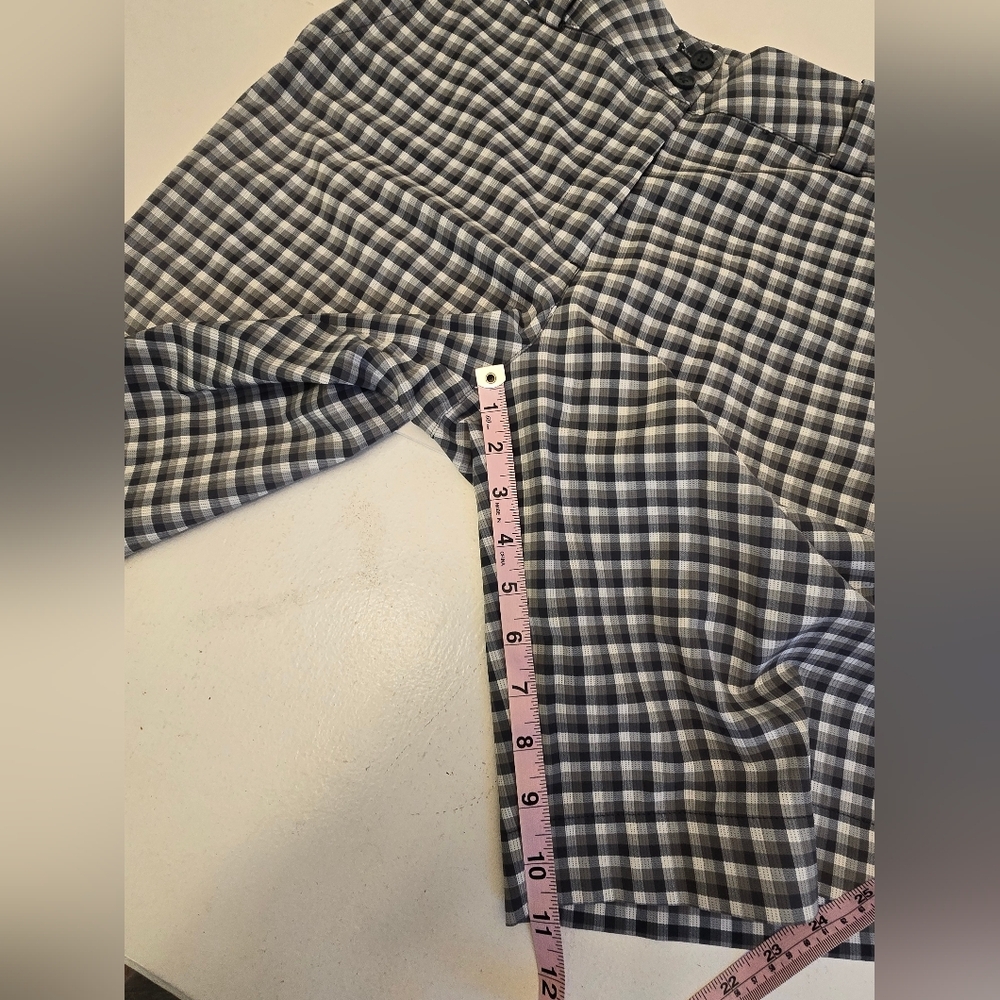 Nike Golf Dri Fit Women's Shorts Plaid Green Gray Size 12 - Picture 10 of 17